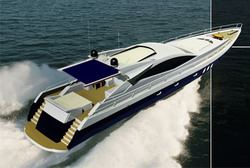 Awnings Design for motor yachts 